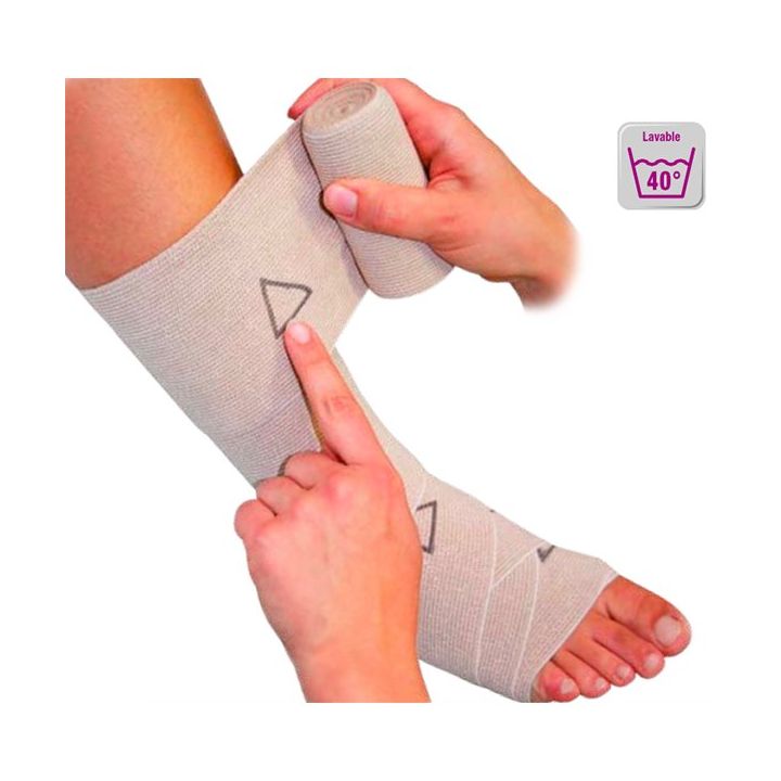 Bande de compression Velpeau veine plus légère 3,5 m x 8 cm Lohmann & Rausher