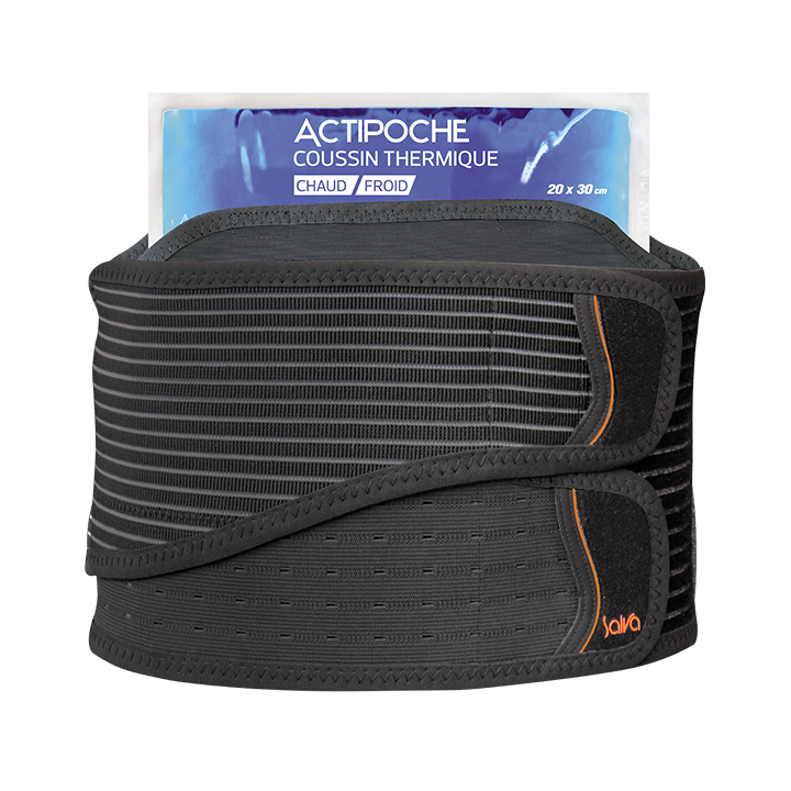 Ceinture de soutien lombaire action duo Therm Salva