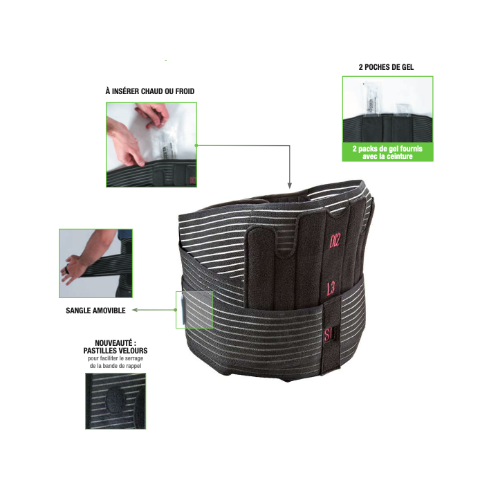 Ceinture lombaire SL Thermo Cizeta orto