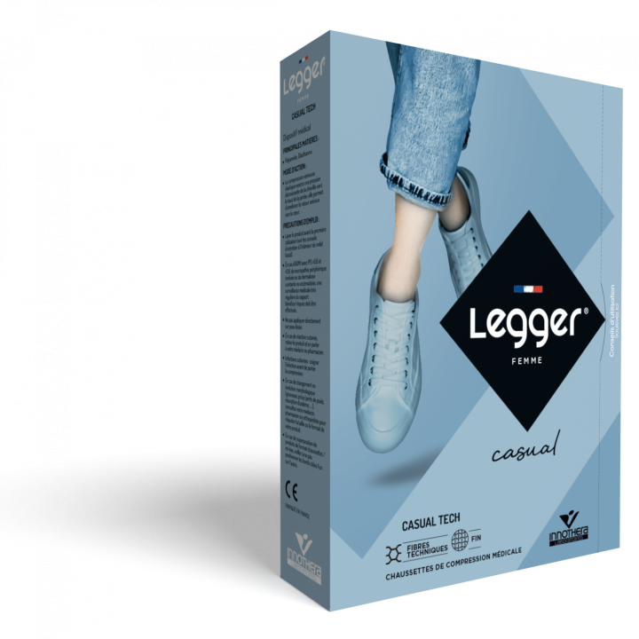 Chaussettes de contention Legger Casual tech (Varisma Zen) femme - classe 2