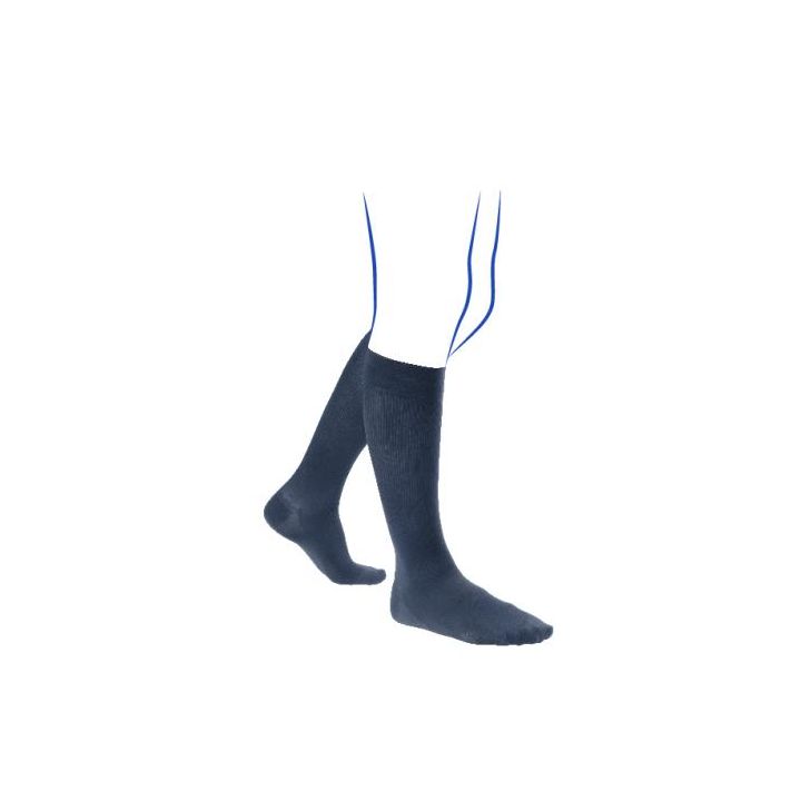 Chaussettes de contention Venoflex Élégance homme - classe 2 - pieds longs