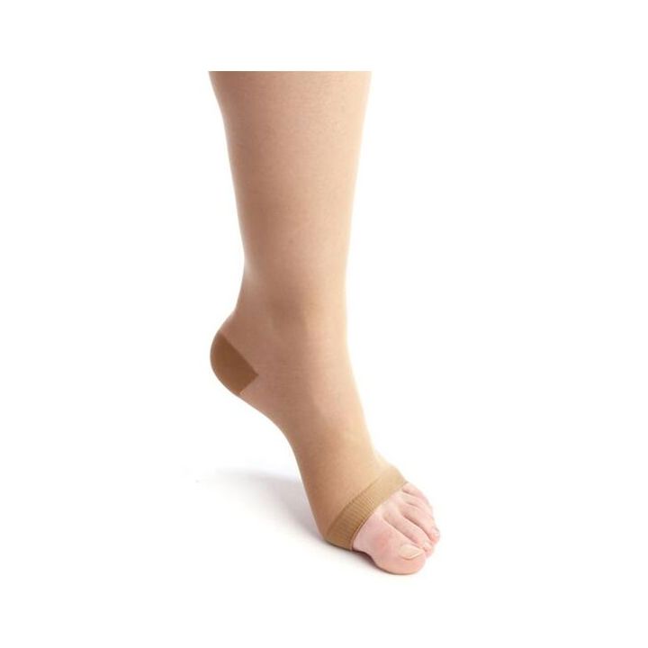 Chaussettes de contention Venoflex Secret femme - classe 2 - pied ouvert