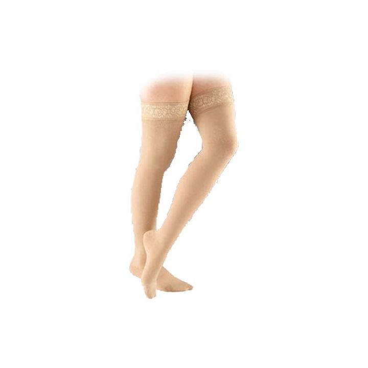 Bas de contention microtec autofixant transparent femme - classe 2