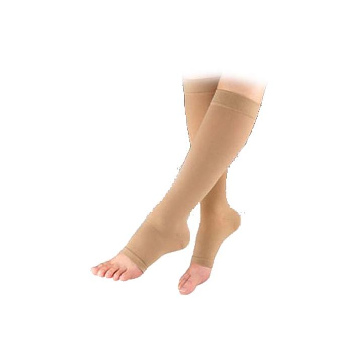 Chaussettes de contention élégance post-op - classe 2 - Pied ouvert
