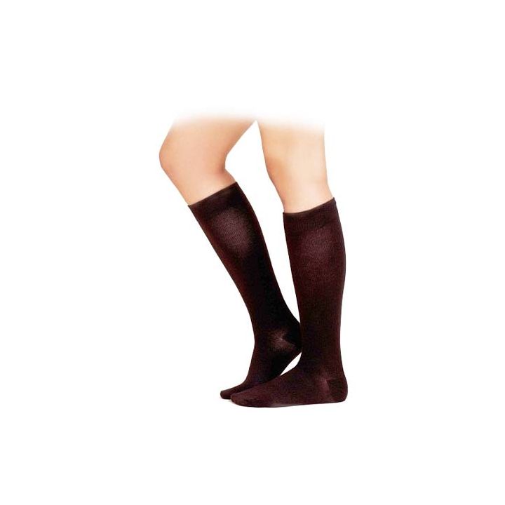 Chaussettes de contention microtec femme transparent - classe 2