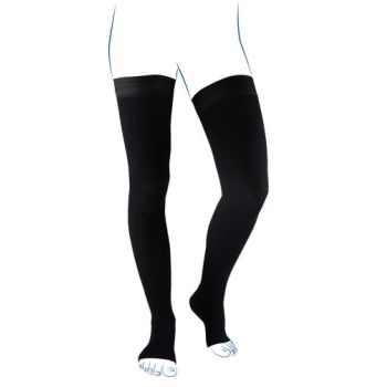 Bas de contention Venoflex City confort coton antiglisse homme - classe 3 - pied ouvert