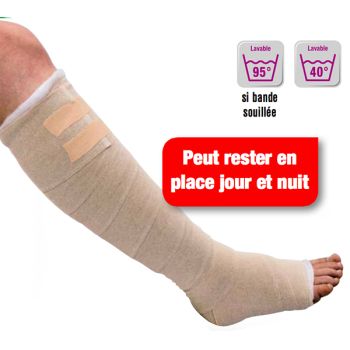 Bande de compression à allongement court Rosidal K 5 m x 8 cm Velpeau Lohmann & Rausher