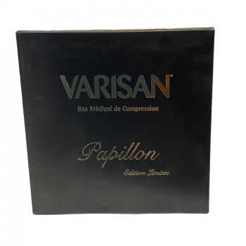 Bas de contention Papillon bande autofix femme - classe 2 - TAILLE 2 NORMAL COLORIS NACRE