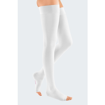Bas de contention élégance autofixant à picots post-op femme - classe 2 - Pied ouvert