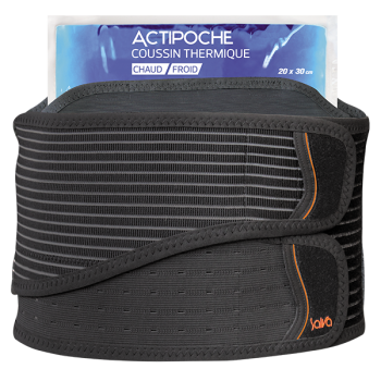 Ceinture de soutien lombaire action duo Therm Salva