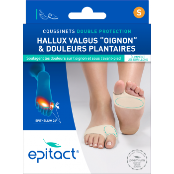 Coussinets double protection Hallux Valgus & douleurs plantaires Epitact