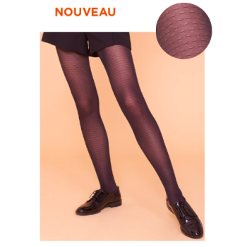 Collant de contention microvoile motifs femme - classe 2