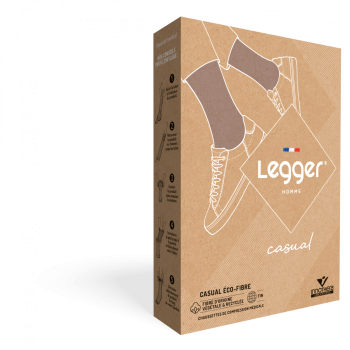 Chaussettes de contention Legger Casual éco-fibre femme - classe 2
