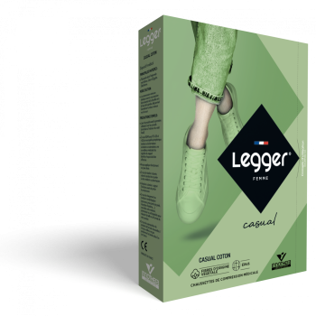Chaussettes de contention Legger Casual coton (Varisma Zen Coton) femme - classe 2