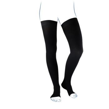 Bas de contention Venoflex City confort fil d'Écosse antiglisse homme - classe 2 - pied ouvert