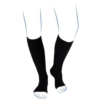 Chaussettes de contention Venoflex City confort fil d'Ecosse homme - classe 2 - pied ouvert