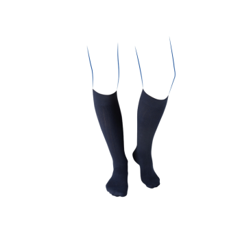 Chaussettes de contention Venoflex City confort fil d'Écosse homme - classe 2 - mollet plus