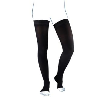 Bas de contention Venoflex Élégance antiglisse homme - classe 3 - pieds ouverts
