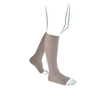 Chaussettes de contention Venoflex Élégance homme - classe 3 - pieds ouverts