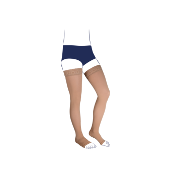 Bas de contention venoflex kokoon antiglisse femme - classe 2 - pied ouvert