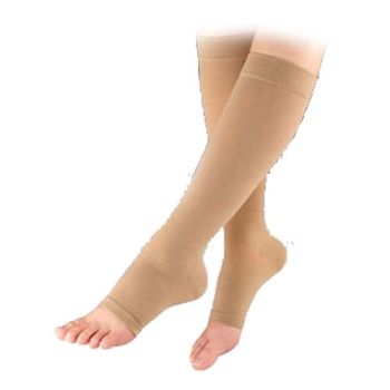 Chaussettes de contention élégance post-op - classe 2 - Pied ouvert