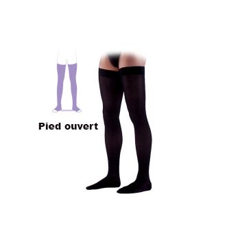 Essentiel coton bas de contention (instinct coton) Sigvaris - Classe 2 - pied ouvert