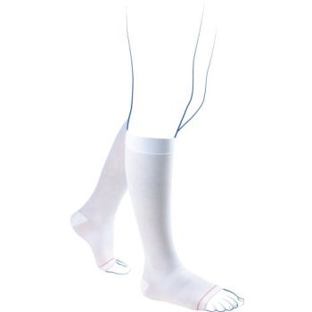 Chaussettes de contention anti-stase Venoflex Clinic - pied ouvert classe 2