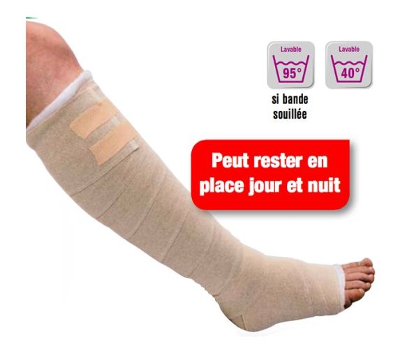 Bande de compression à allongement court Rosidal K 5 m x 12 cm Velpeau Lohmann & Rausher