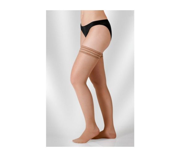 Bas de contention Fascination autofix à picots femme - classe 2 - Pied ouvert - image 1