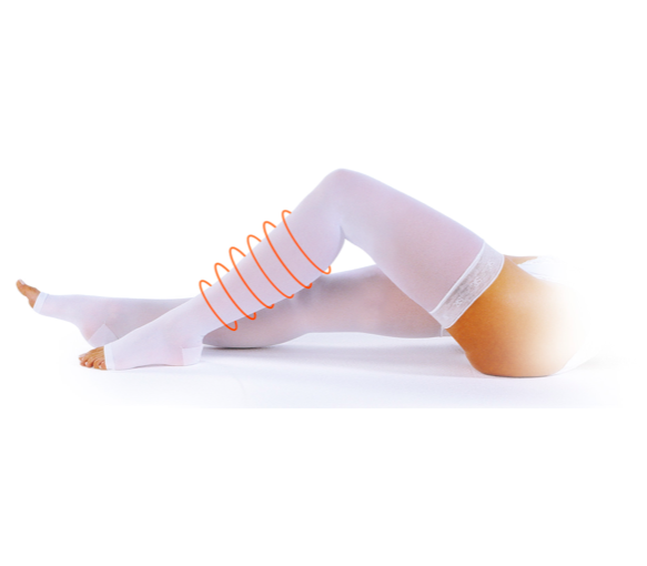 Bas de contention Anti Thrombose ATH mixte - classe 2