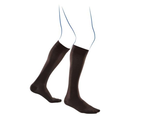 Chaussettes de contention Venoflex City confort fil d'Écosse homme - classe 2 - mollet moins