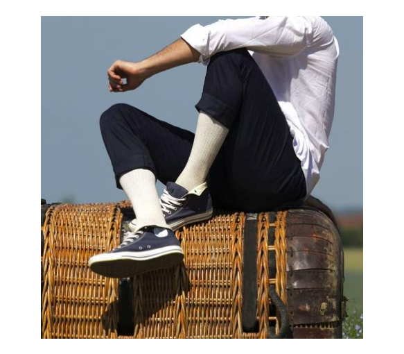 Chaussettes de contention Venoflex Fast Lin homme - classe 2 - image 1