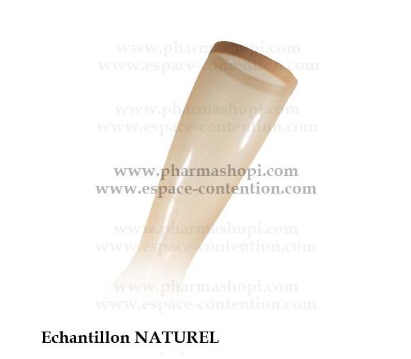 Bas de contention Voilisim' (voile invisible) antiglisse femme - classe 2 - pied ouvert - image 1