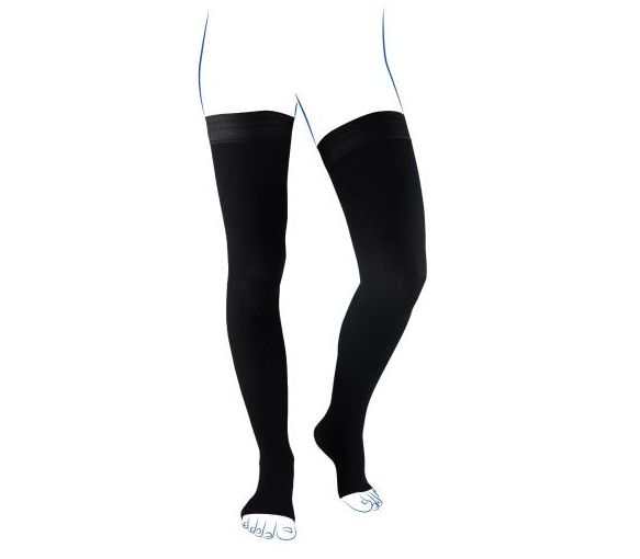 Bas de contention Venoflex City confort coton antiglisse homme - classe 3 - pied ouvert