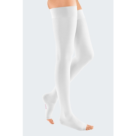 Bas de contention élégance autofixant à picots post-op femme - classe 2 - Pied ouvert