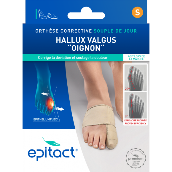 Orthèse corrective Hallux Valgus souple de jour Epitact