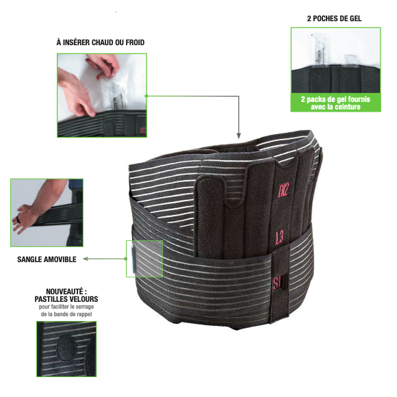 Ceinture lombaire SL Thermo Cizeta orto