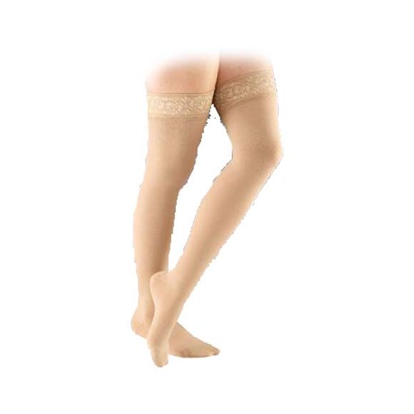 Bas de contention microtec autofixant transparent femme - classe 2