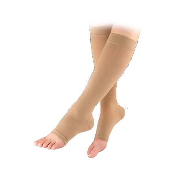Chaussettes de contention élégance post-op - classe 2 - Pied ouvert
